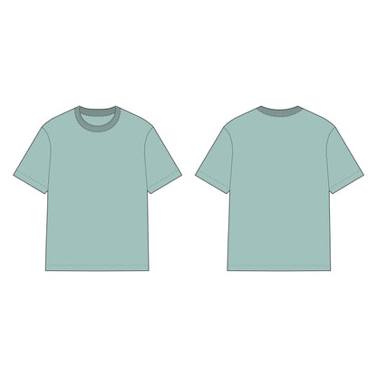 Men's Oversized T-Shirt Sewing Pattern - A0003-22-V-05