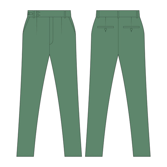 Men's Formal Pant Sewing Pattern - A0020-22-V-08