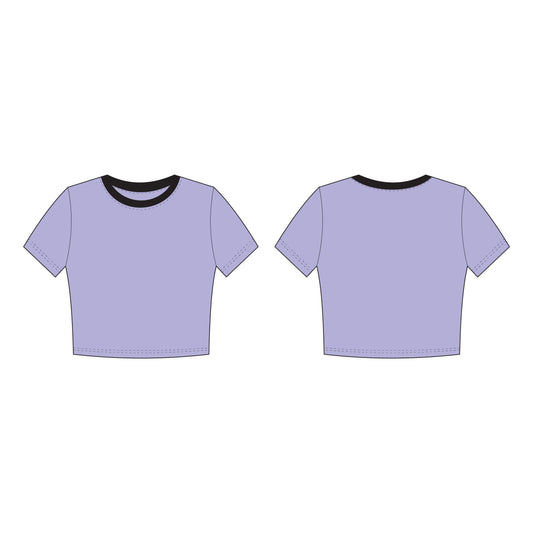 Women's Crop Top Sewing Pattern - A0014-22-V-05