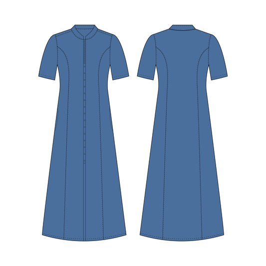 Women's Dress Sewing Pattern - A0001-22-V-11