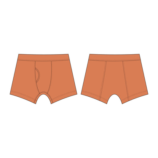 Men's Innerwear Shorts Sewing Pattern - A0001-22-V-10