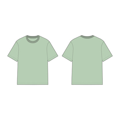 Men's Oversized T-Shirt Sewing Pattern - A0001-22-V-15