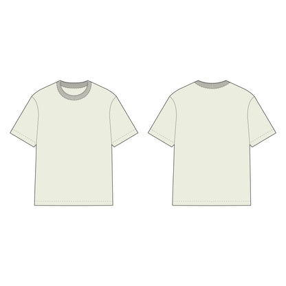 Men's Oversized T-Shirt Sewing Pattern - A0015-22-V-05