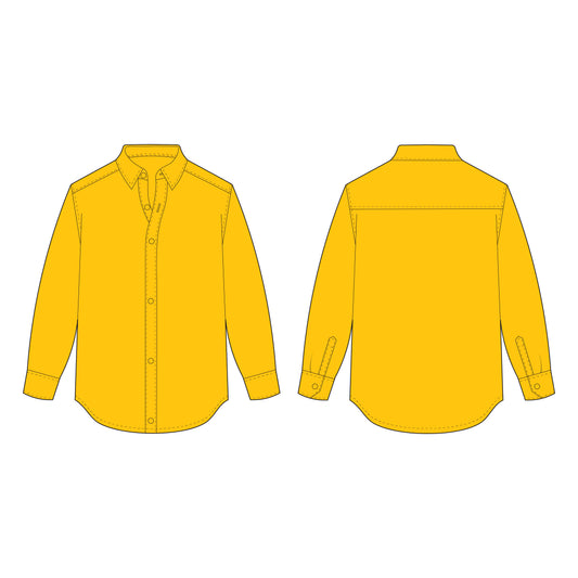 Men's Slim Fit Shirt Sewing Pattern - A0008-22-V-08