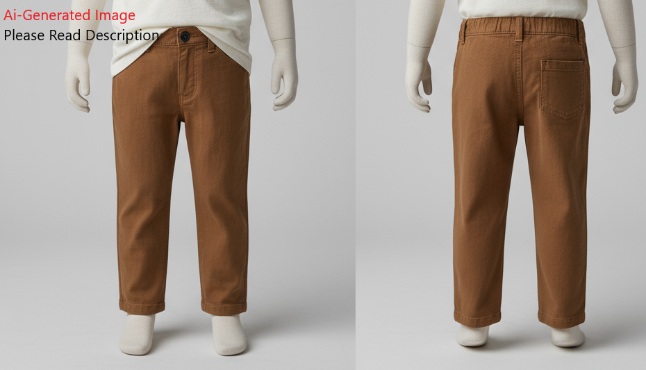 Kids - Boy's Pant Sewing Pattern - A0003-25-Y-8