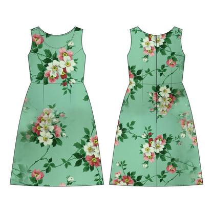 Maternity Dress Sewing Pattern - A0007-22-V-08