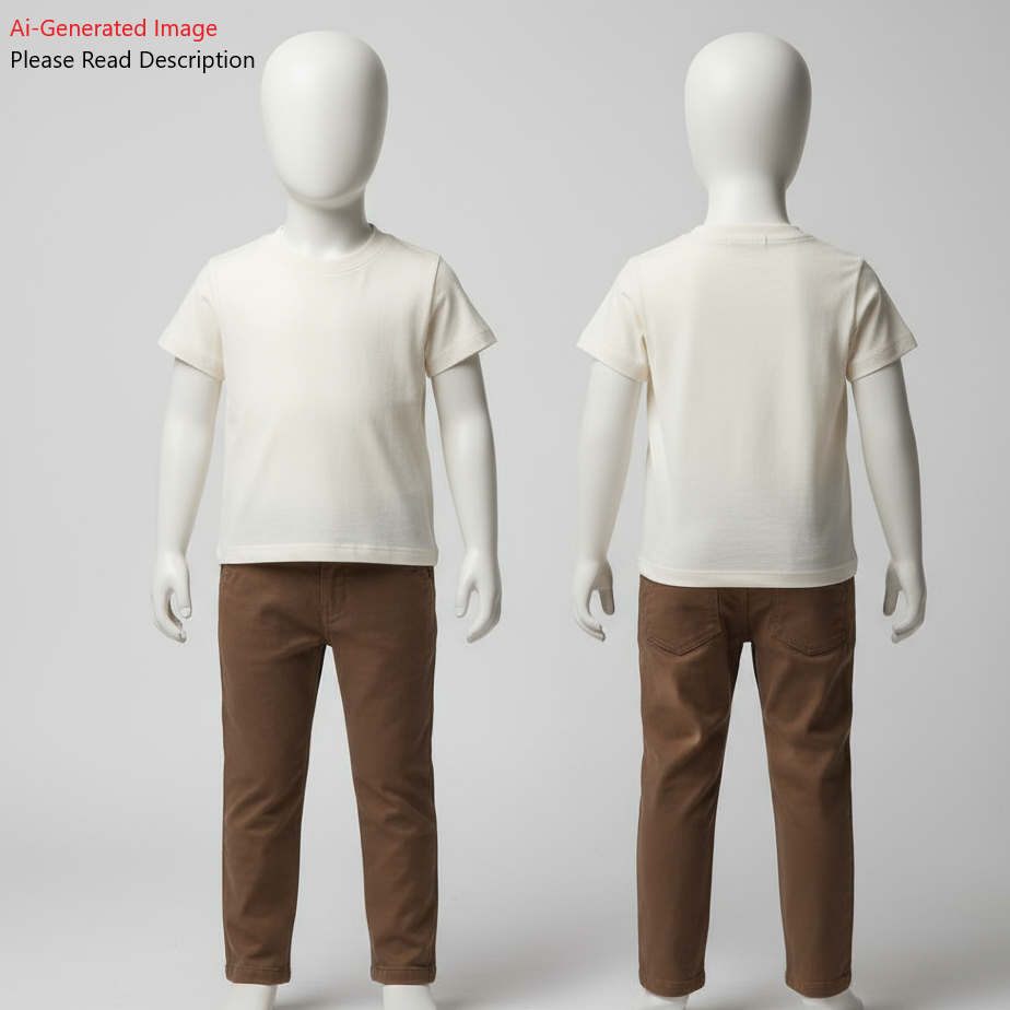 Kids - Boy's T-Shirt & Pant Co-ord Set Sewing Pattern - A0003-25-Y-8