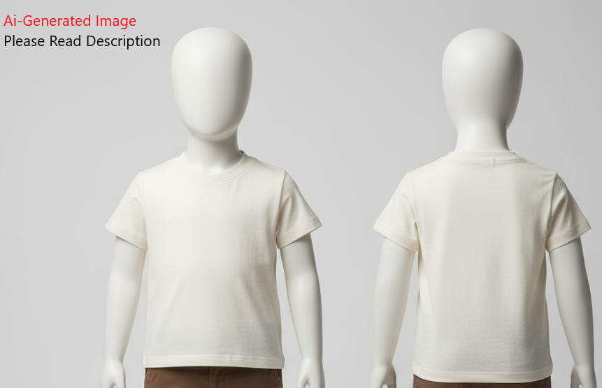 Kids - Boy's Half Sleeves T-Shirt Sewing Pattern - A0003-25-Y-8