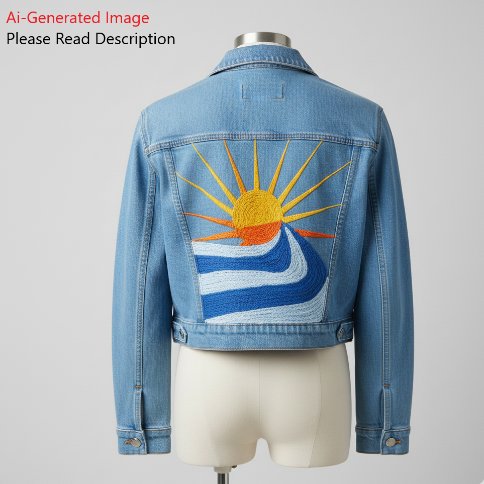 Women's Denim Jacket Sewing Pattern - A0001-22-V-2