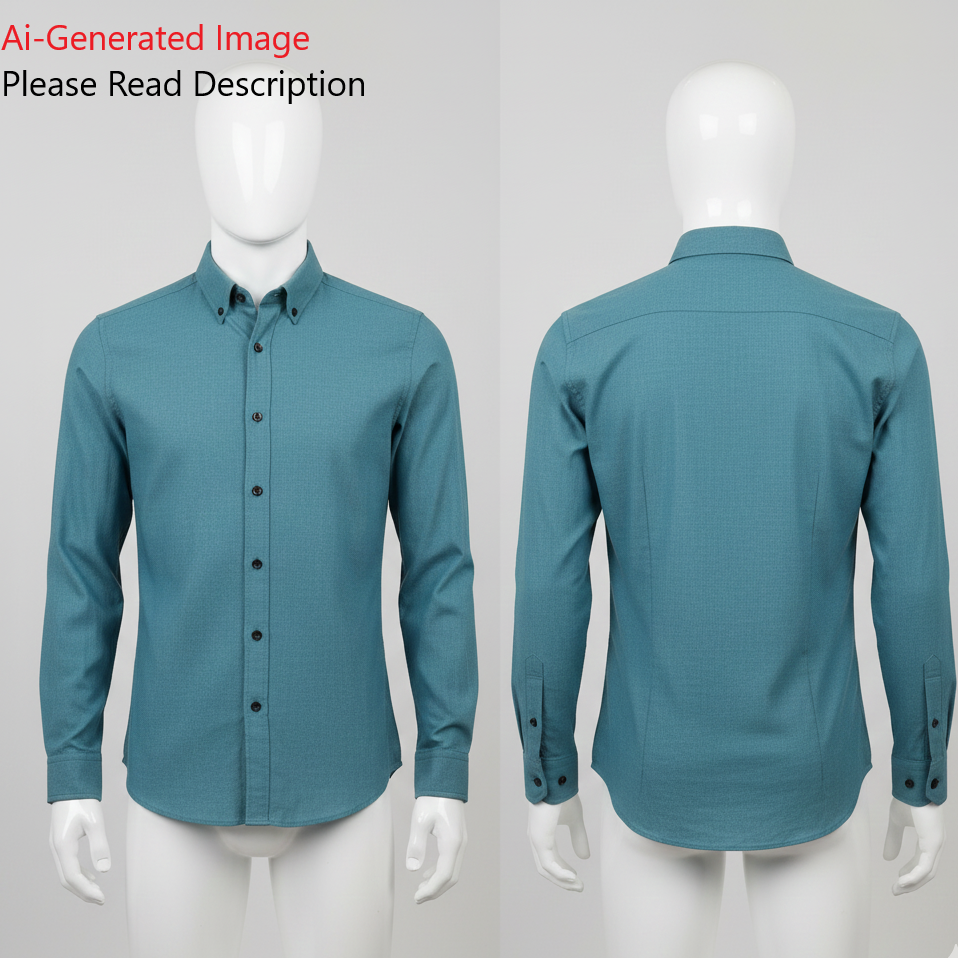 Men's Full Sleeves (Partywear) Shirt Sewing Pattern - A0001-23-W-3