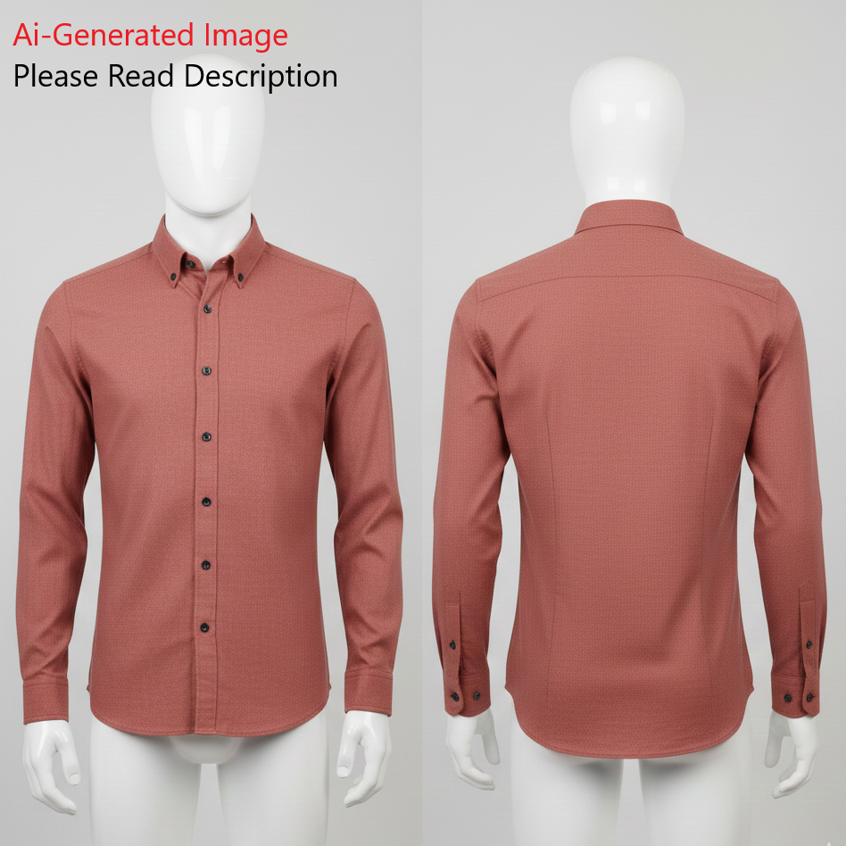 Men's Full Sleeves (Partywear) Shirt Sewing Pattern - A0002-23-W-3