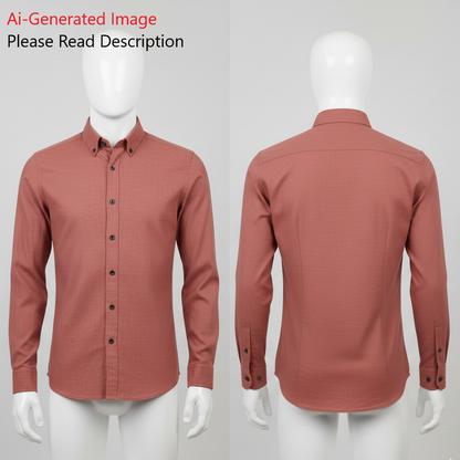 Men's Full Sleeves (Partywear) Shirt Sewing Pattern - A0002-23-W-3