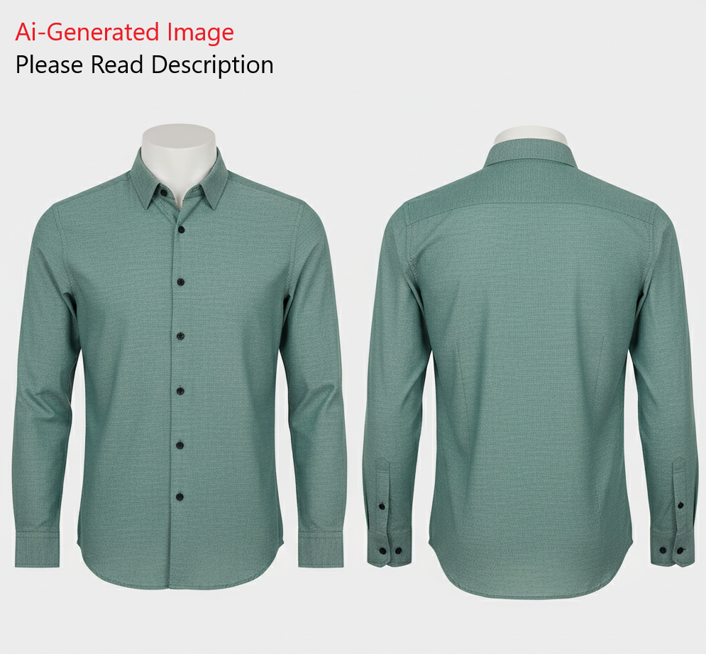 Men's Full Sleeves (Partywear) Shirt Sewing Pattern - A0003-23-W-3