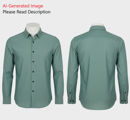 Men's Full Sleeves (Partywear) Shirt Sewing Pattern - A0003-23-W-3