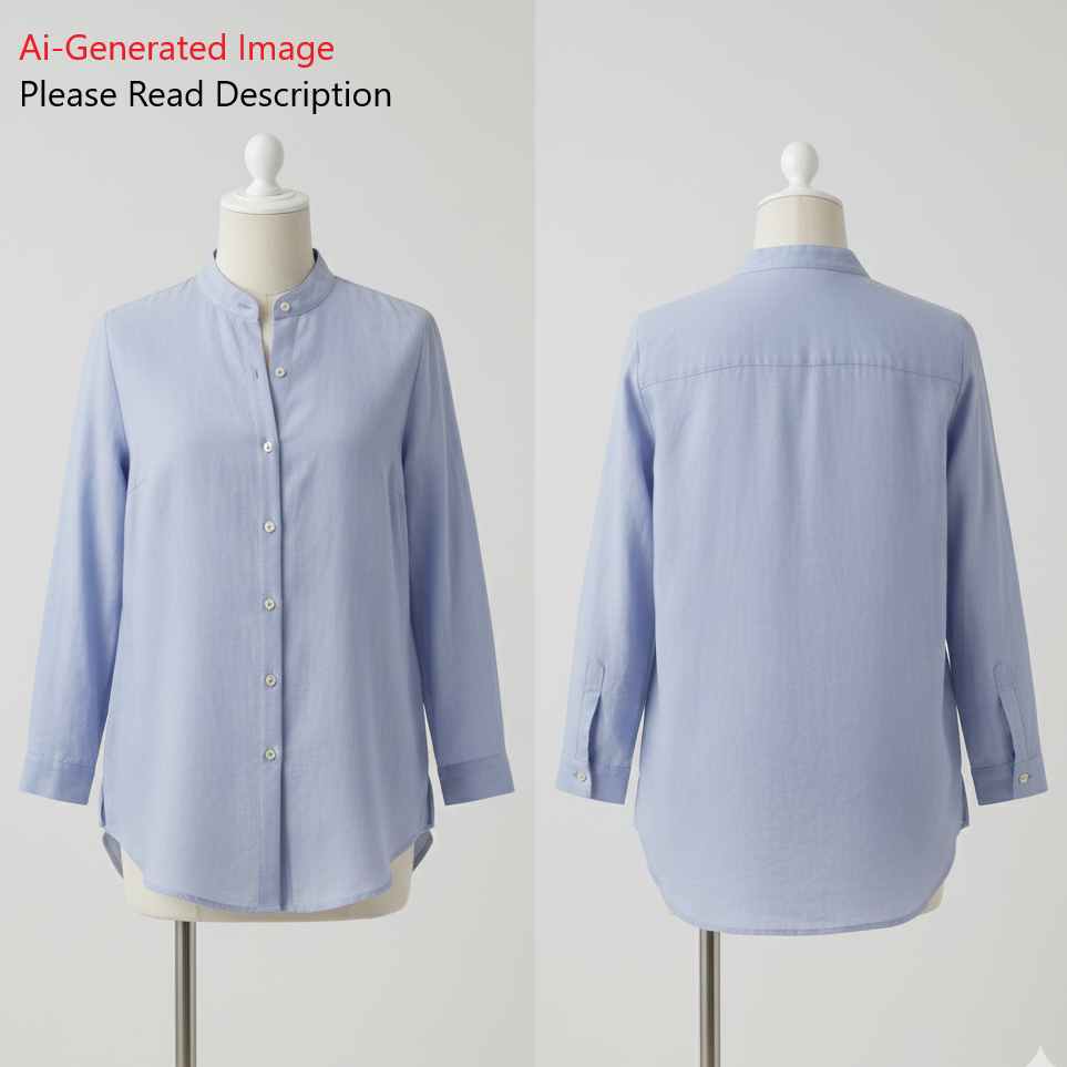 Women's Long Shirt Sewing Pattern - A0005-22-V-2