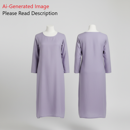 Women's Full Sleeves Regular Fit Kurti Sewing Pattern - A0009-23-W-2