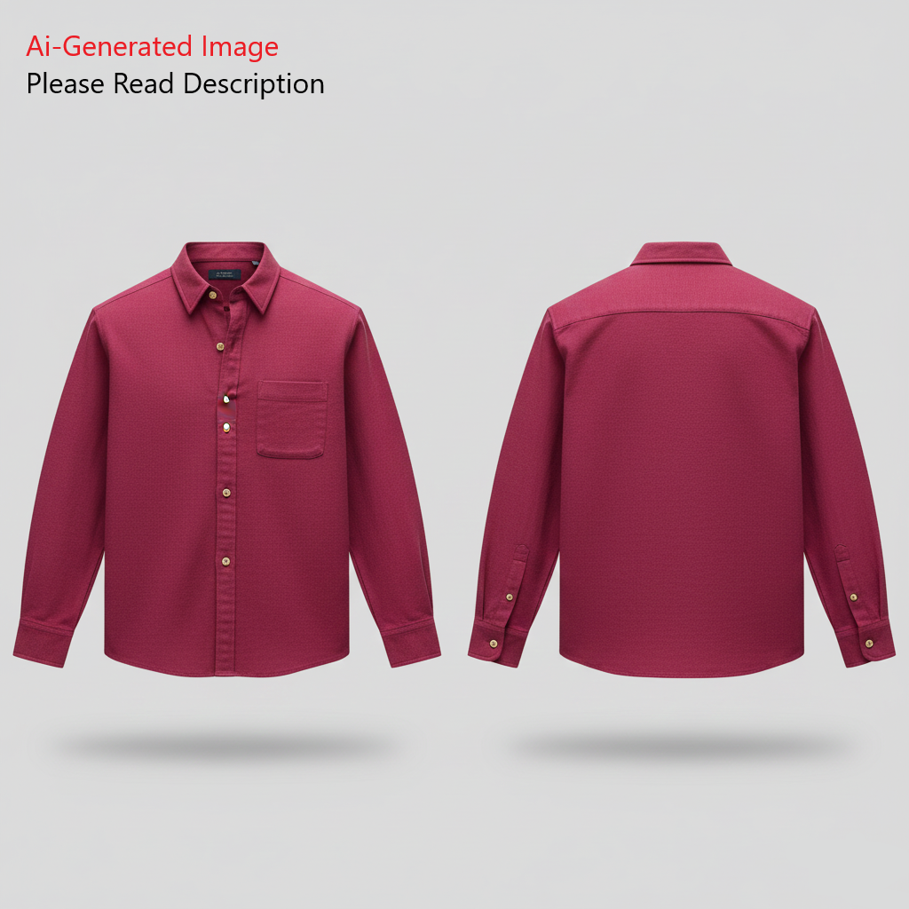 Men's Full Sleeves Shirt Sewing Pattern - A0016-22-V-04