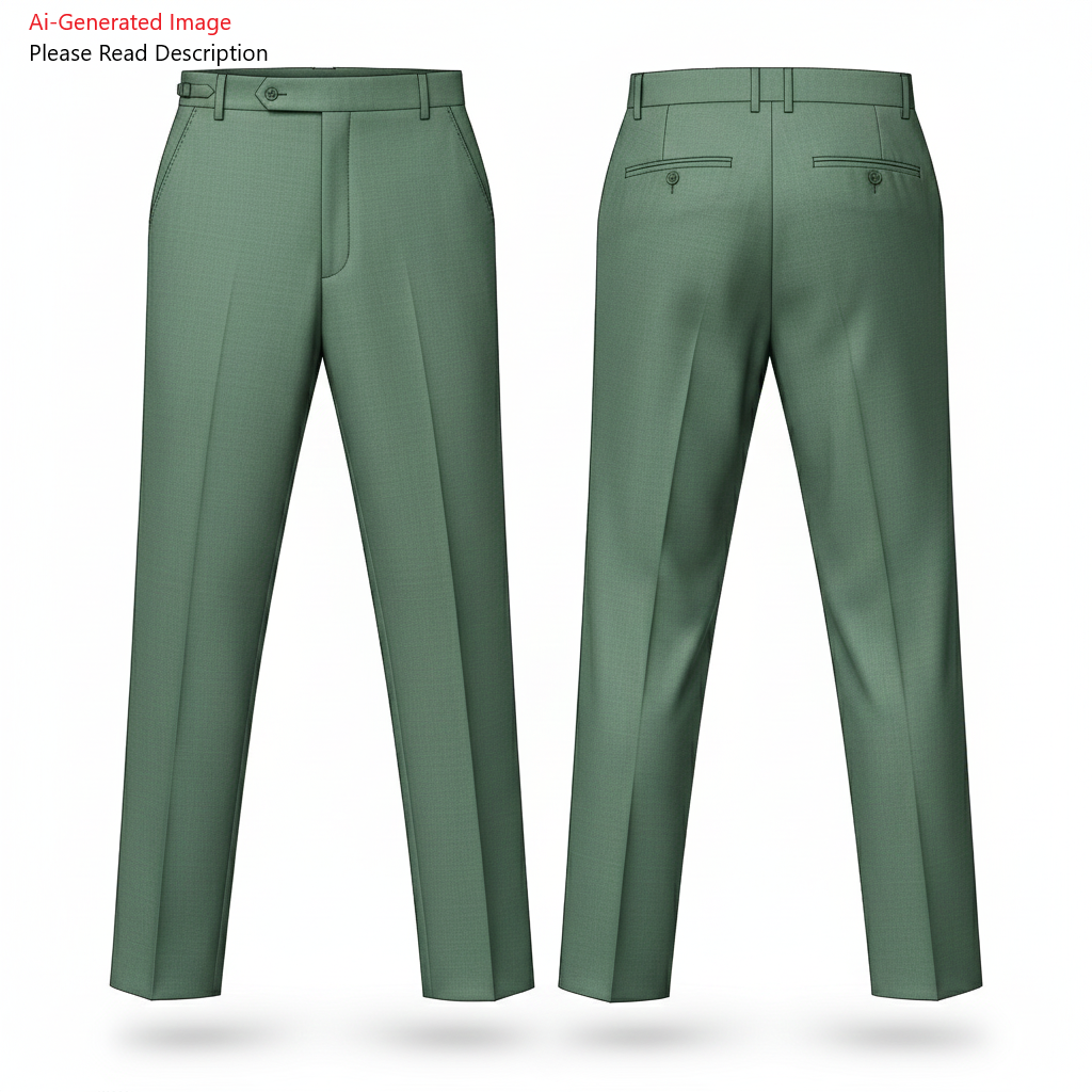 Men's Formal Pant Sewing Pattern - A0020-22-V-08