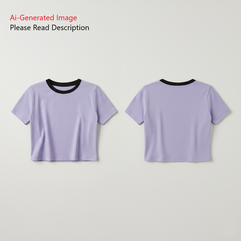 Women's Crop Top Sewing Pattern - A0014-22-V-05