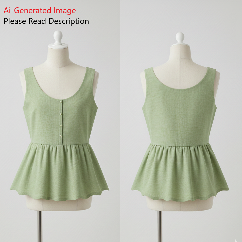 Women's Top Sewing Patterns - A0002-22-V-3