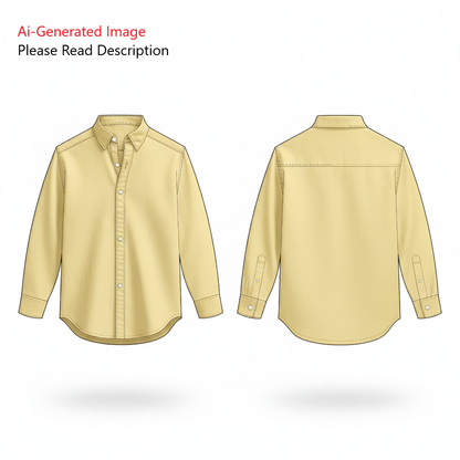 Men's Shirt Sewing Pattern - A0001-22-V-14