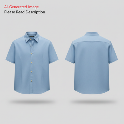 Men's Half Sleeves Shirt Sewing Pattern - A0024-22-V-04