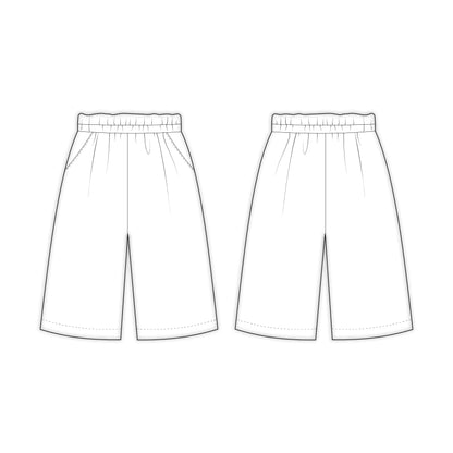 Kids - Girl's Pant Sewing Pattern - A0007-25-Y-8