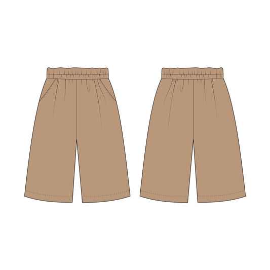 Kids - Girl's Pant Sewing Pattern - A0007-25-Y-8