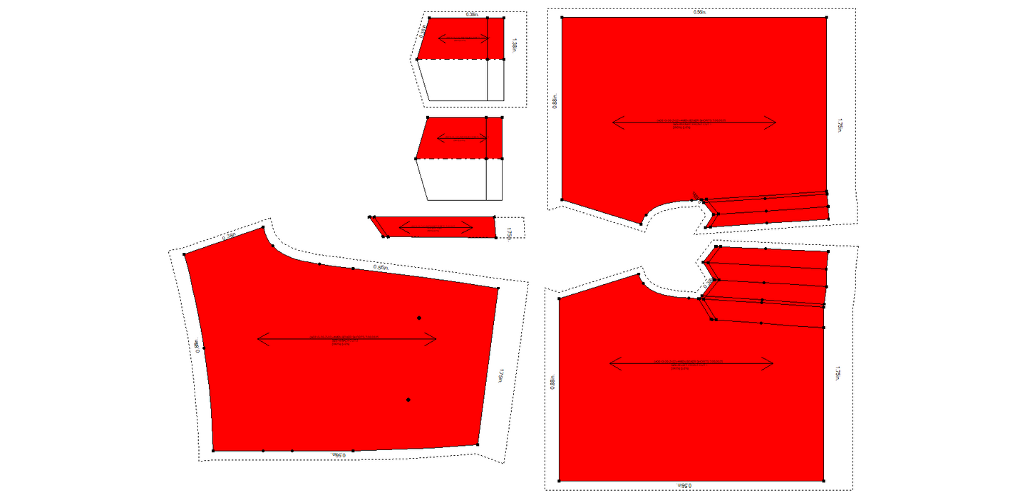 Men's Shorts Sewing Pattern - A0010-26-Z-02