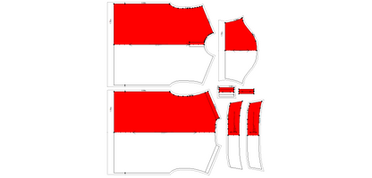 Men's Half Sleeves Regular Fit Polo Neck T-Shirt Sewing Pattern - A0001-26-Z-6