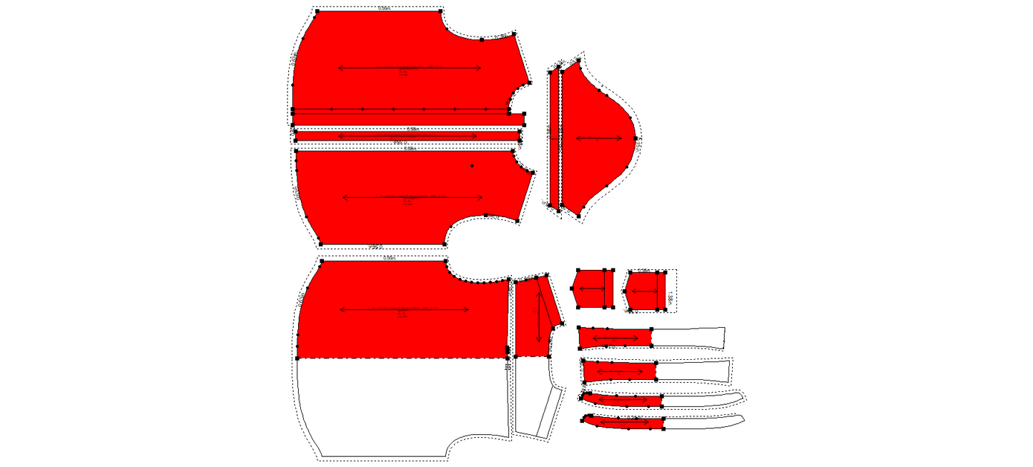 Men's Half Sleeves Regular Fit Shirt Sewing Pattern - A0002-26-Z-02