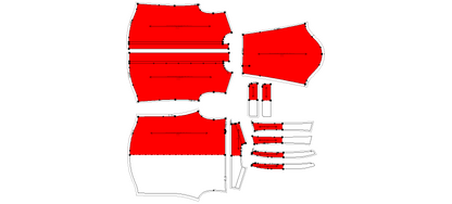 Men's Full Sleeves Regular Fit Shirt Sewing Pattern - A0005-26-Z-02