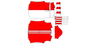 Men's Half Sleeves Regular Fit Shirt Sewing Pattern - A0002-25-Y-1