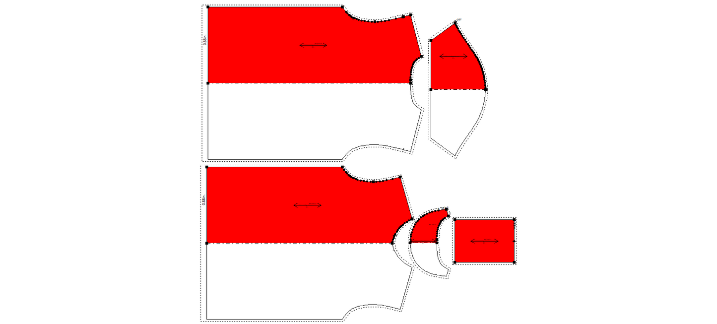 Men's Half Sleeves Polo Neck T-Shirt Sewing Pattern - A0001-25-Y-5