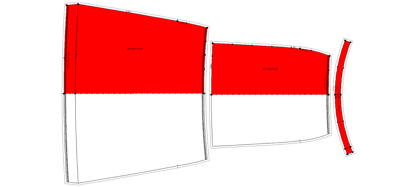 Women's Long Skirt Sewing Pattern - A0001-25-Y-9