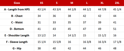 Women's Full Sleeves Regular Fit Kurti Sewing Pattern - A0009-23-W-2