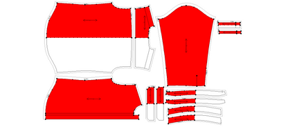 Men's Full Sleeves (Partywear) Shirt Sewing Pattern - A0001-23-W-3