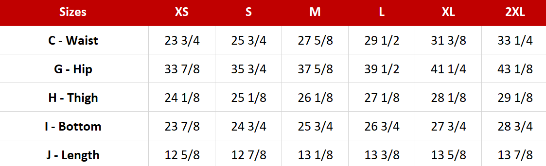 Women's Denim Shorts Sewing Pattern - A0007-22-V-2