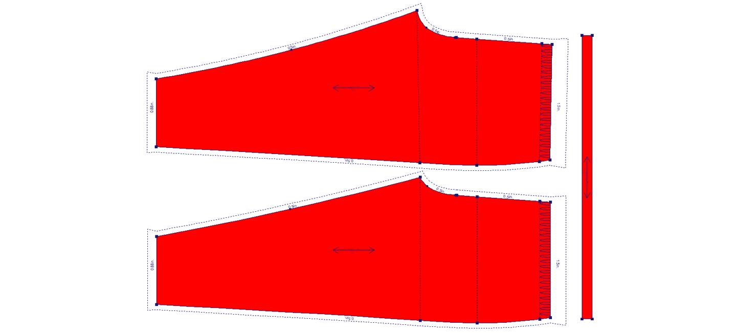 Women's Kurta-Pant Sewing Pattern - A0008-23-W-2