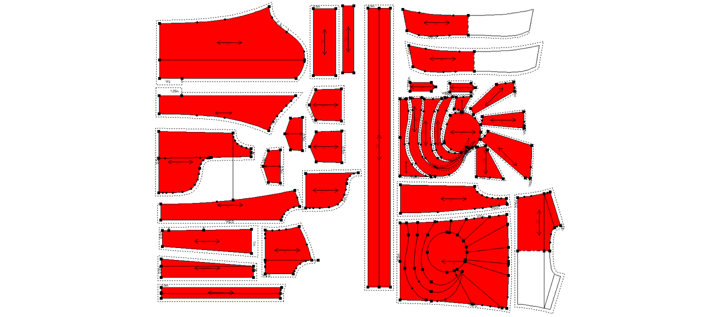Women's Denim Jacket Sewing Pattern - A0001-22-V-2