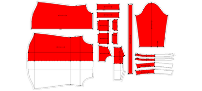 Women's Loose Fit Long Shirt Sewing Pattern - A0002-22-V-2