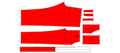 Women's Pant Sewing Patterns - A0001-22-V-3