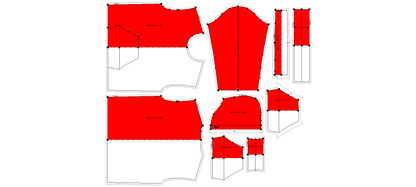 Men's Oversized Hoodies Sewing Pattern - A0008-22-V-05