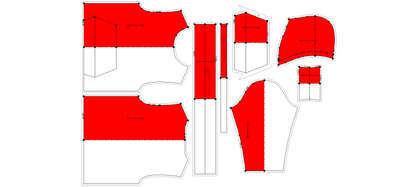 Men's Full Sleeves Hoodie Sewing Pattern - A0009-22-V-05