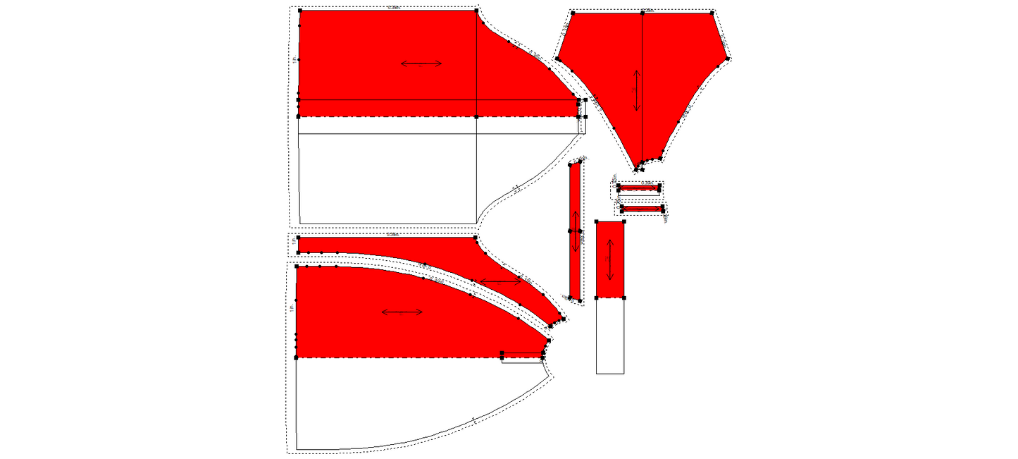 Men's Reglan Sleeves T-Shirt Sewing Pattern - A0012-22-V-05