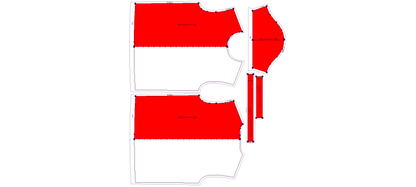 Men's Half Sleeves T-Shirt Sewing Pattern - A0013-22-V-05