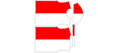 Men's Half Sleeves T-Shirt Sewing Pattern - A0017-22-V-05