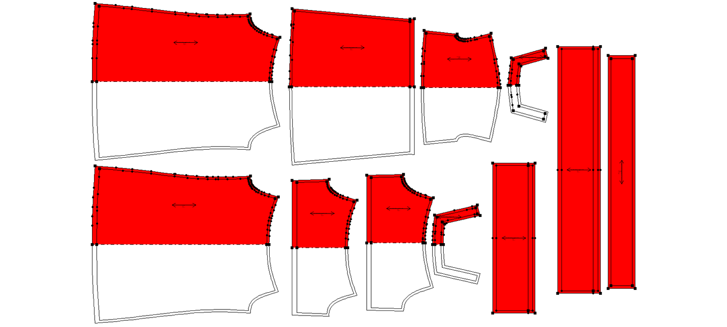 Women's Half Sleeves Dress Sewing Pattern - A0001-22-V-04