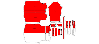 Men's Full Sleeves Shirt Sewing Pattern - A0011-22-V-04