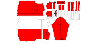 Men's Full Sleeves Shacket Sewing Pattern - A0018-22-V-04